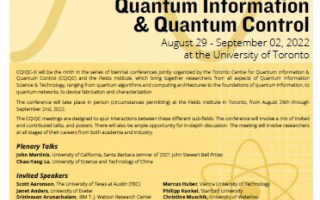 Conference on Quantum Information & Quantum Control